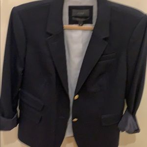 Ladies size 12 J Crew school boy navy blazer